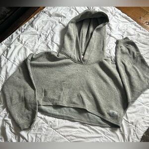 Savage X Fenty Gray Cropped Hoodie